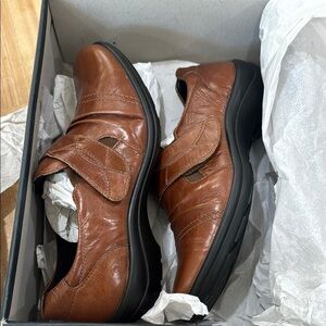 ROMIKA CASSIE 43 Slip-On Leather Shoes BRANDY BROWN EU 37